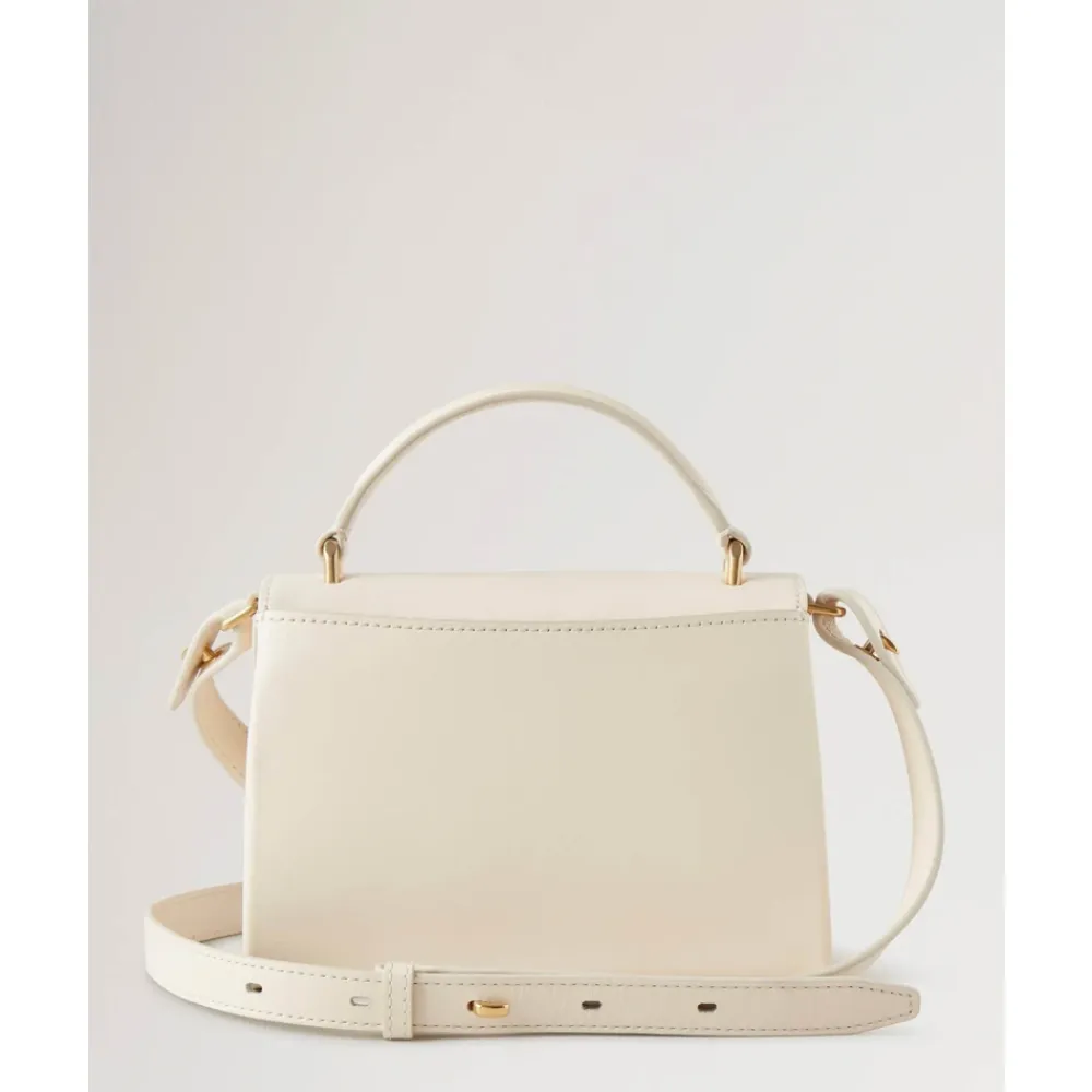 Håndtasker^Mulberry Eggshell Top Handle Lædertaske Hvid