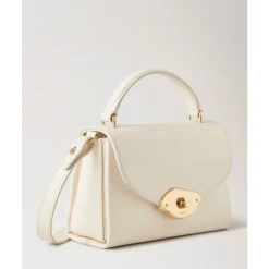 Håndtasker^Mulberry Eggshell Top Handle Lædertaske Hvid