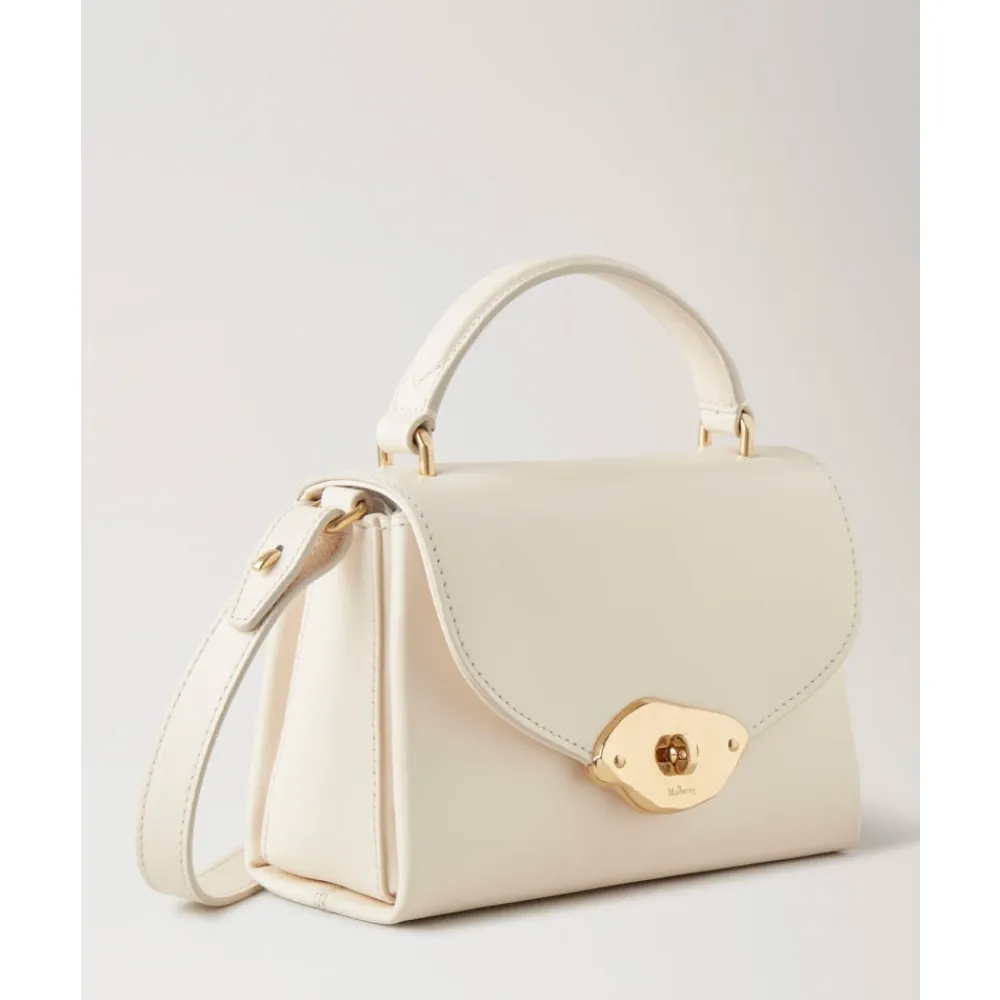 Håndtasker^Mulberry Eggshell Top Handle Lædertaske Hvid