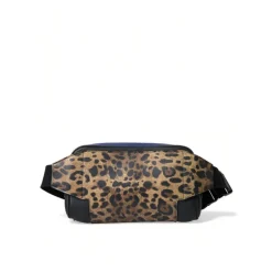 Bæltetasker<Dolce & Gabbana Eksotisk Leopard Læder Bæltetaske Sort