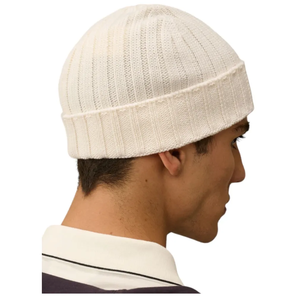 Huer, Kasketter & Hatte^C.P. Company Ekstrafin Merino Uld Logo Hue Hvid
