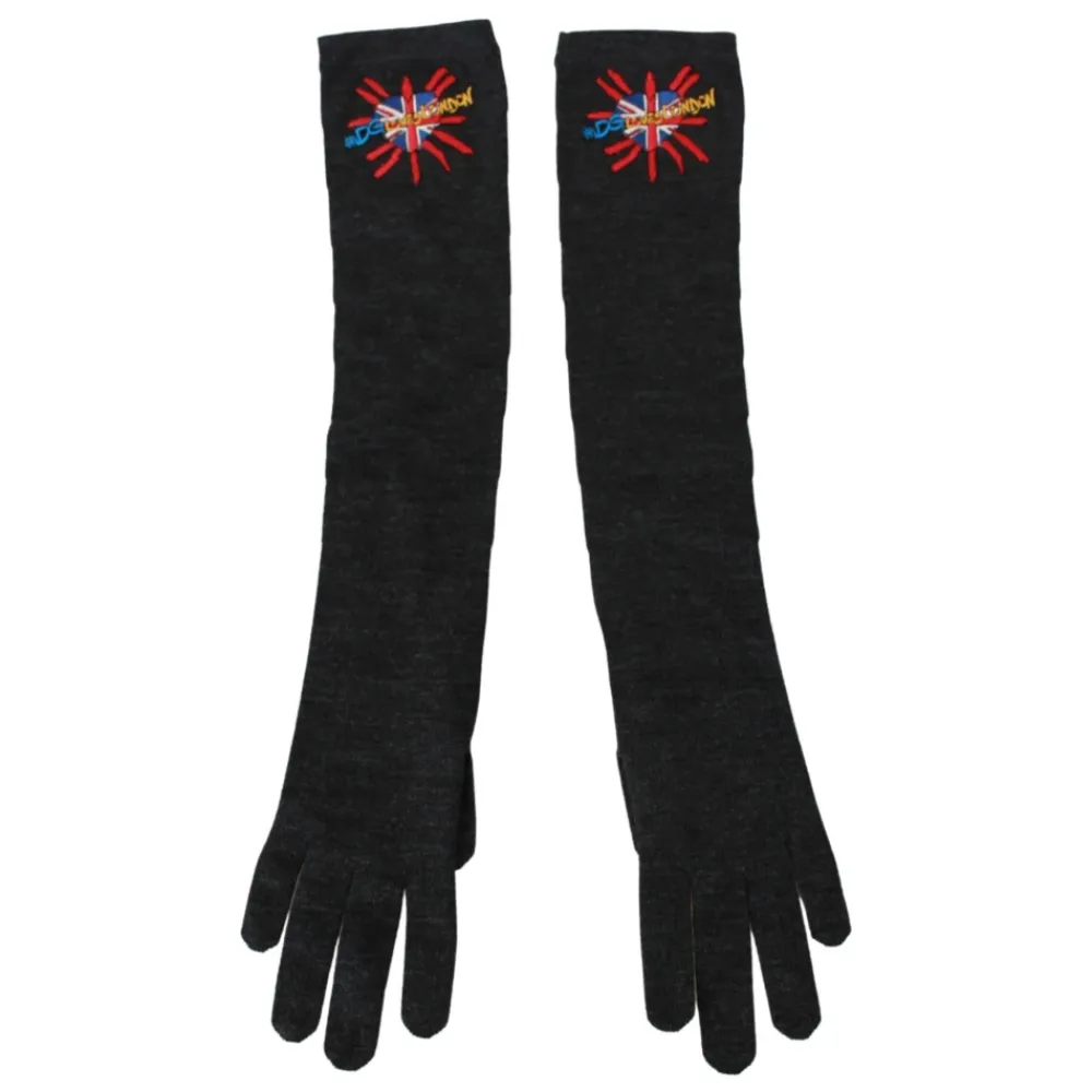 Handsker<Dolce & Gabbana Elbow Length Gloves Grå