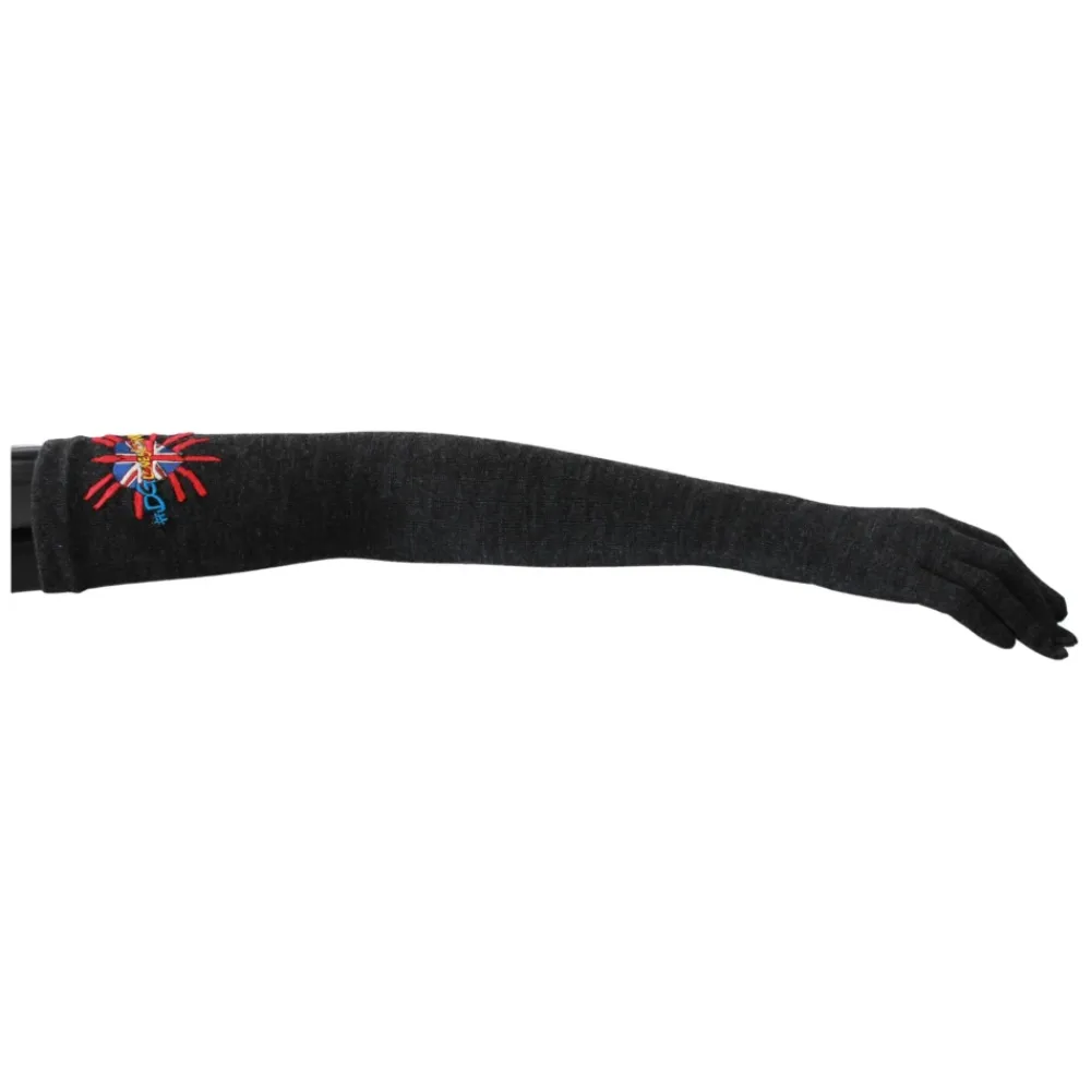 Handsker<Dolce & Gabbana Elbow Length Gloves Grå