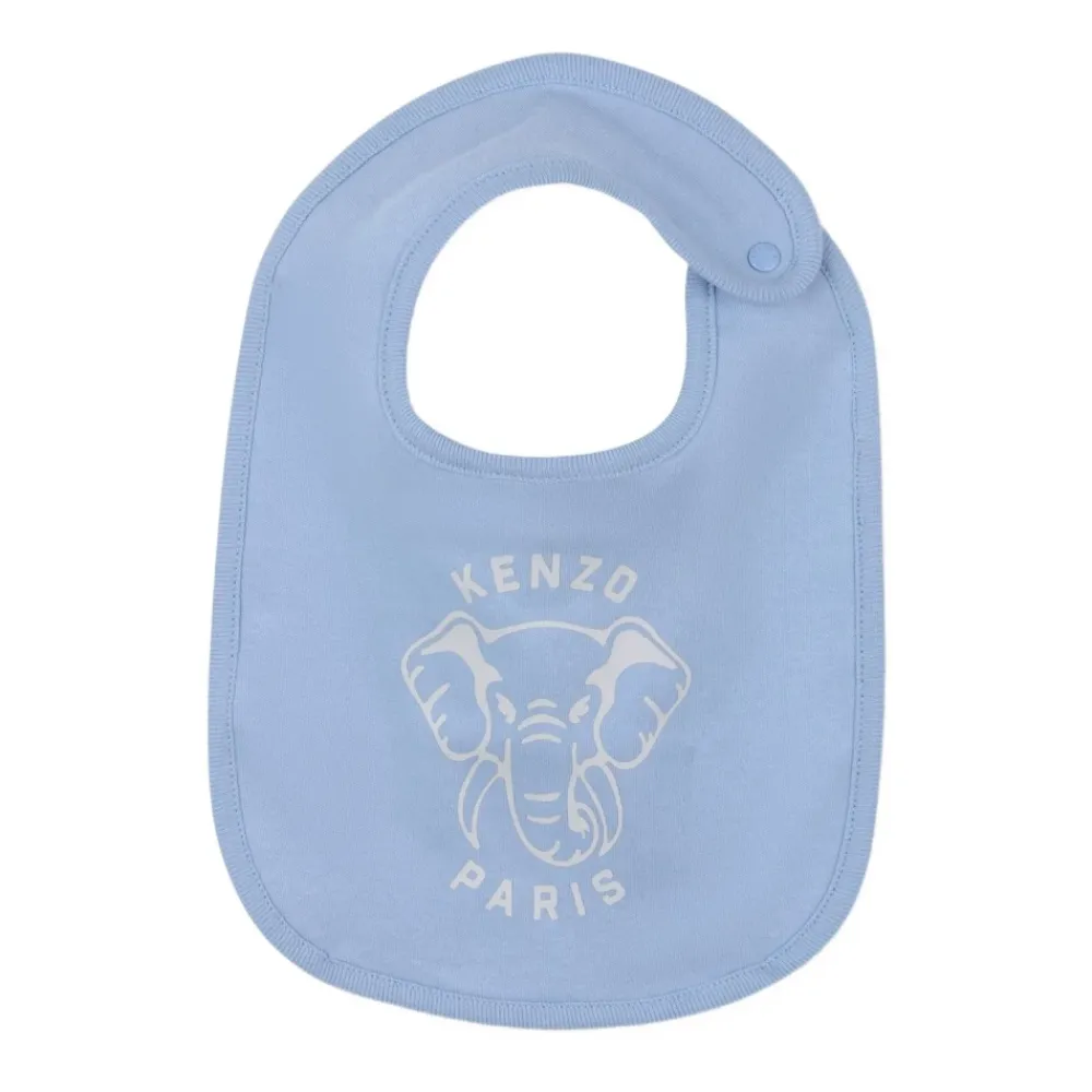 Bodystocking & Sæt^Kenzo Elefantprint Beanie og Bib Sæt Blå