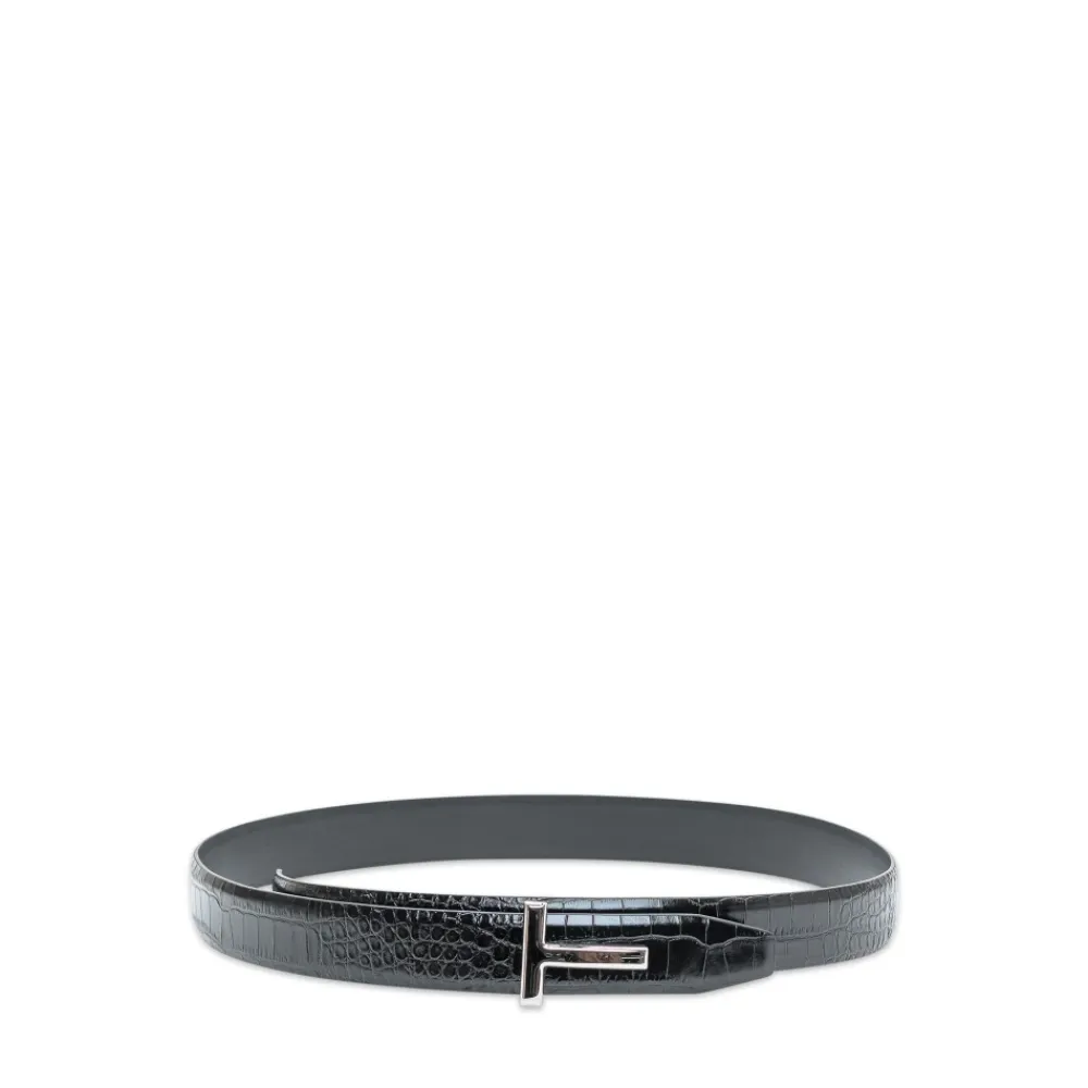 Bælter^Tom Ford Elegant 30 mm Bælte Sort