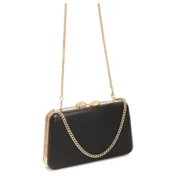 Clutch<Kazar Elegant hånd- og skulderkædehåndtaske Sort