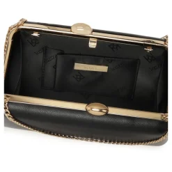 Clutch<Kazar Elegant hånd- og skulderkædehåndtaske Sort