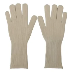Handsker<Dolce & Gabbana Elegant e kashmirhandsker Hvid