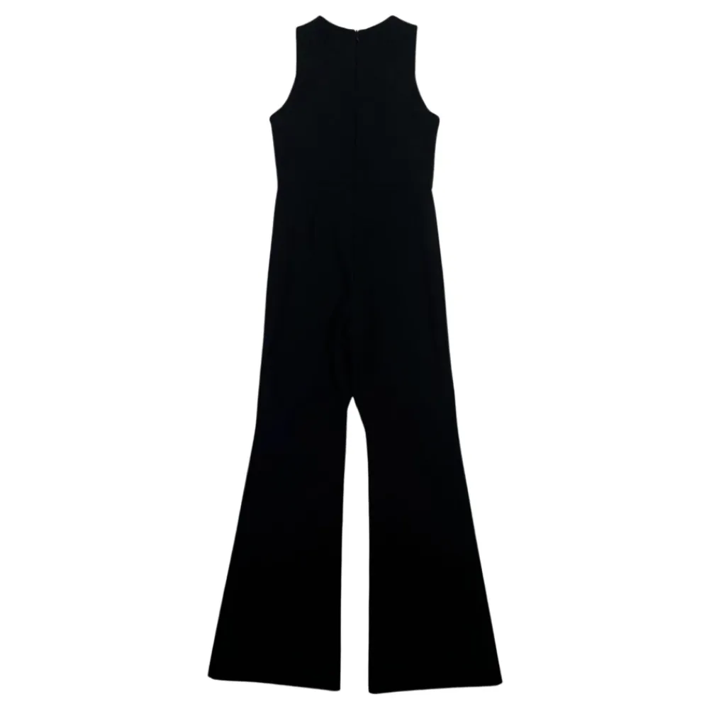 Jumpsuits<Elisabetta Franchi Elegant Jumpsuit Kjole Sort