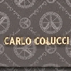 Toilettasker<Carlo Colucci Elegant Logo Print Kosmetikpose Grå