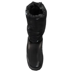 Vinterstøvler^Dolce & Gabbana Elegant Mid-Calf Støvler i Polyester Sort