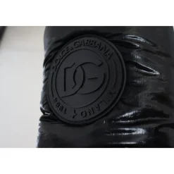 Vinterstøvler^Dolce & Gabbana Elegant Mid-Calf Støvler i Polyester Sort
