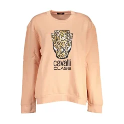 Sweatshirts^Cavalli Class Elegant Fleece Sweatshirt Pink