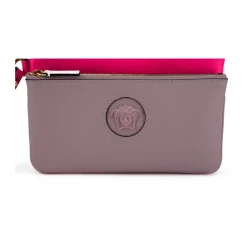 Clutch^Versace Elegant Læder Pung Clutch Pink
