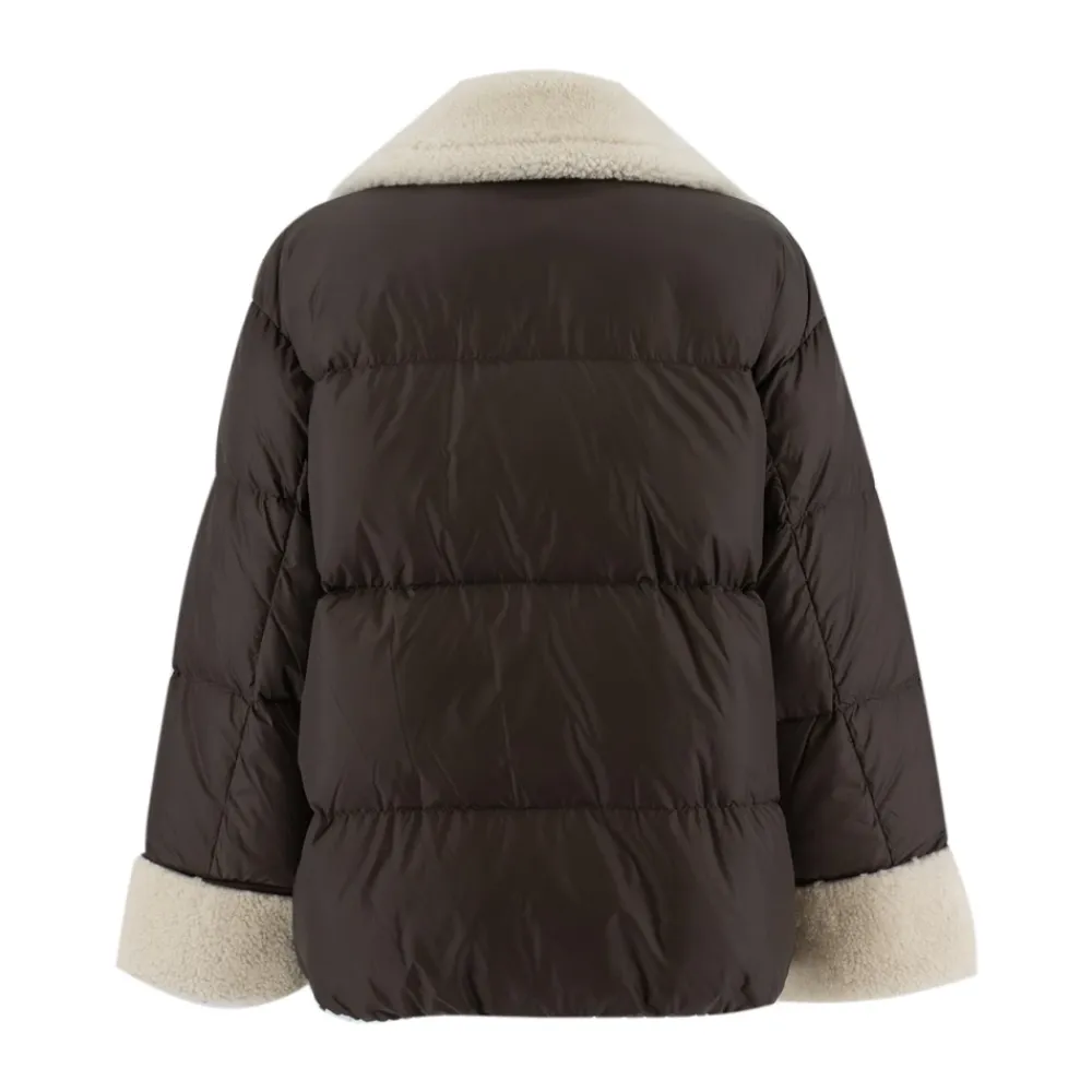 Jakker<Parajumpers Elegant Shearling Dunjakke Brun