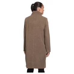 Frakker<Betty Barclay Elegant uldfrakke med krave Brun