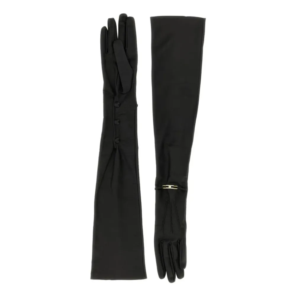 Handsker<Elisabetta Franchi Handsker Sort