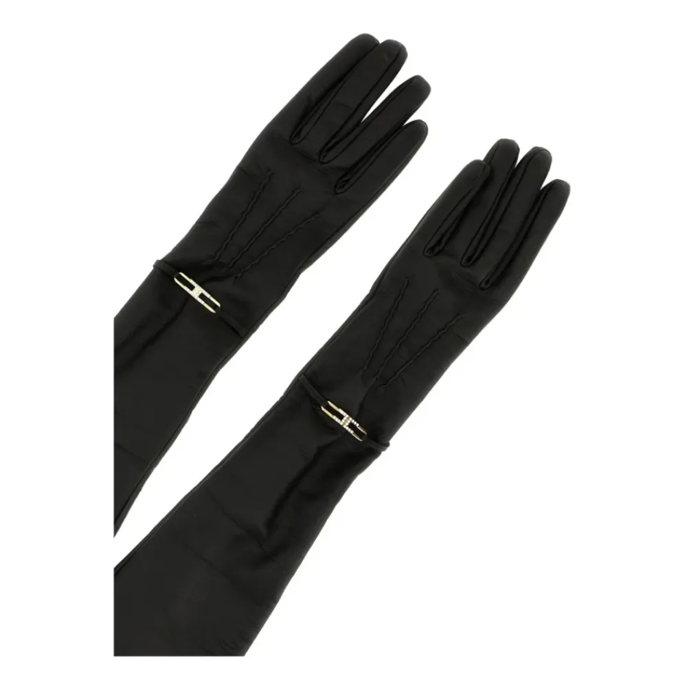 Handsker<Elisabetta Franchi Handsker Sort