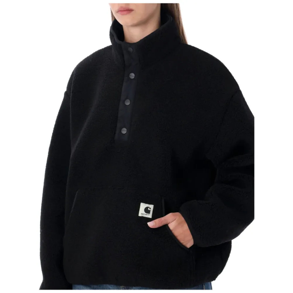 Fleece<Carhartt Wip Elliot High Neck Liner Jacket Sort