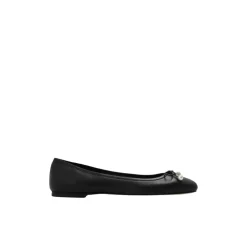 Ballerina Sko^Jimmy Choo Elme Ballerinaer i Læder Sort