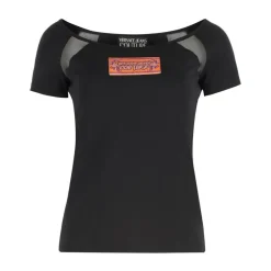 T-Shirts & Toppe<Versace Jeans Couture Embellished T-Shirt Sort