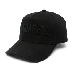 Huer, Kasketter & Hatte<Dsquared2 Embroidered Baseball Cap Sort