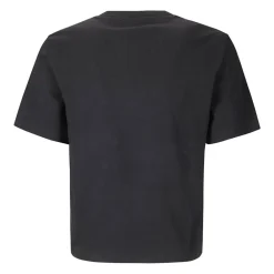 T-Shirts<JW Anderson Embroidered Logo Crop T-Shirt Sort