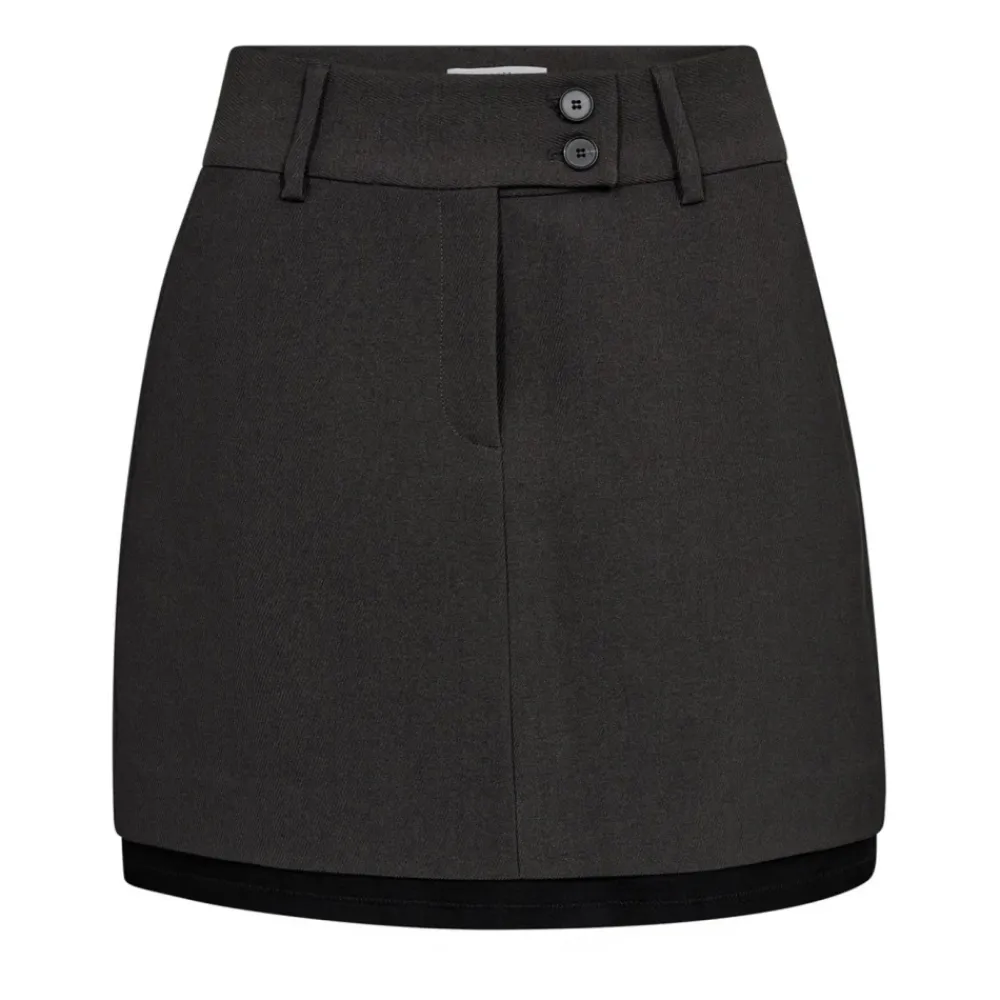 Nederdele<Haute L'Amitié Emerald Crop Skirt Grå