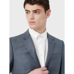 Jakkesæt^Emporio Armani Enkeltknappet ulddragt Blå