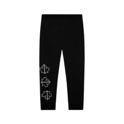 Underdele<Dsquared2 Ensfarvet jumpsuit med logo Sort
