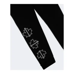 Underdele<Dsquared2 Ensfarvet jumpsuit med logo Sort