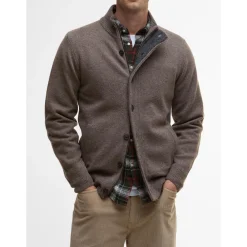 Strik<Barbour Essential Patch Zip Through Grå