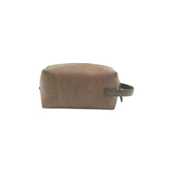 Toilettasker<Etro Essential Small Jacquard Pouch Brun
