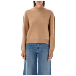 Striktrøjer & Sweatere^A.P.C. Esther Strik Crew Neck Sweater Brun
