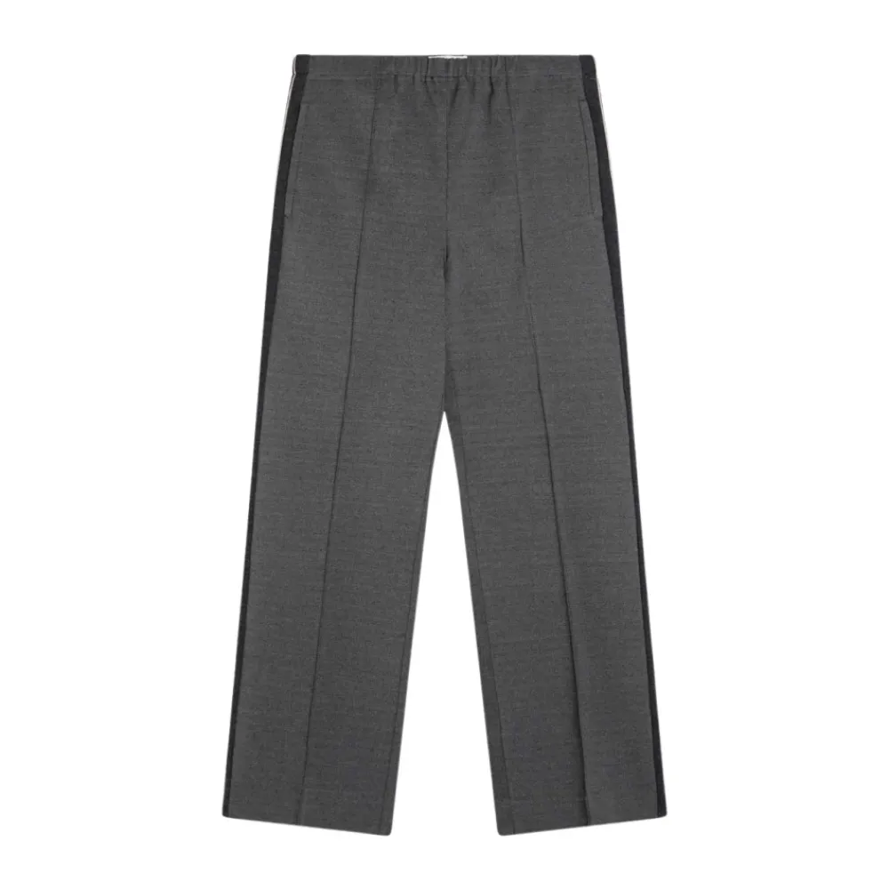 Bukser<Miu Miu Fabric Stitch Knit Pants Grå
