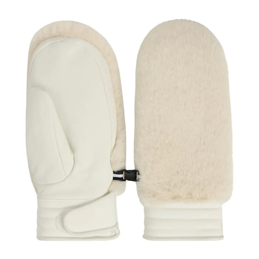 Handsker|Handsker<Fusalp Fake Fur Ski Gloves Beige