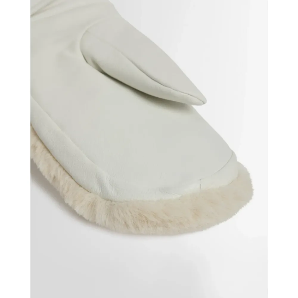 Handsker|Handsker<Fusalp Fake Fur Ski Gloves Beige