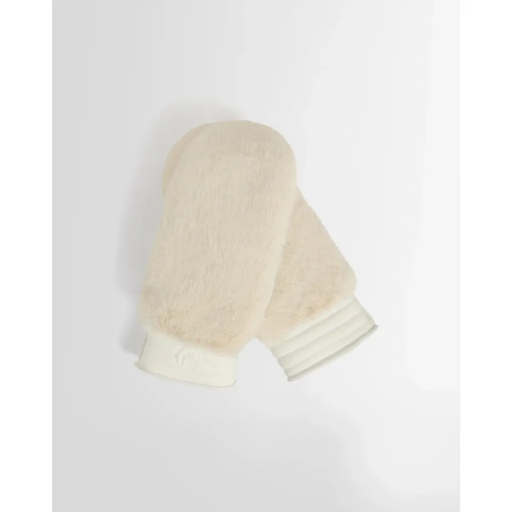 Handsker|Handsker<Fusalp Fake Fur Ski Gloves Beige