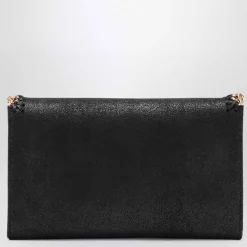 Clutch<Stella McCartney Falabella Wallet W/Chain Taske Sort