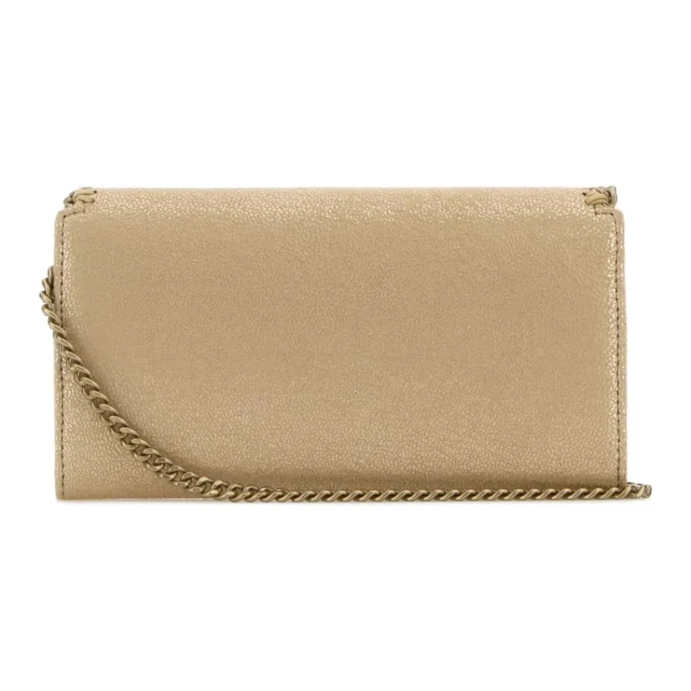 Bæltetasker<Stella McCartney Falabella Wallet-On-Chain Crossbody Beige