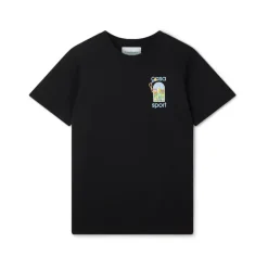 T-Shirts^Casablanca Farvespil T-shirt Sort