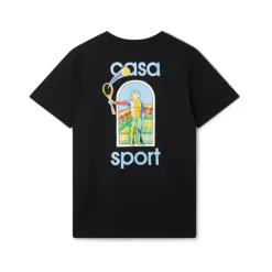 T-Shirts^Casablanca Farvespil T-shirt Sort