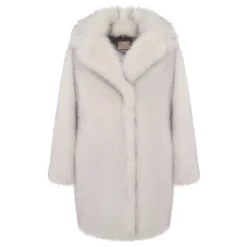 Jakker<Cesare Gaspari Faux Fur & Shearling Jackets Grå