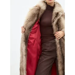Jakker^Cesare Gaspari Faux Fur Coat Natalie Brun