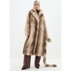 Jakker^Cesare Gaspari Faux Fur Coat Natalie Brun