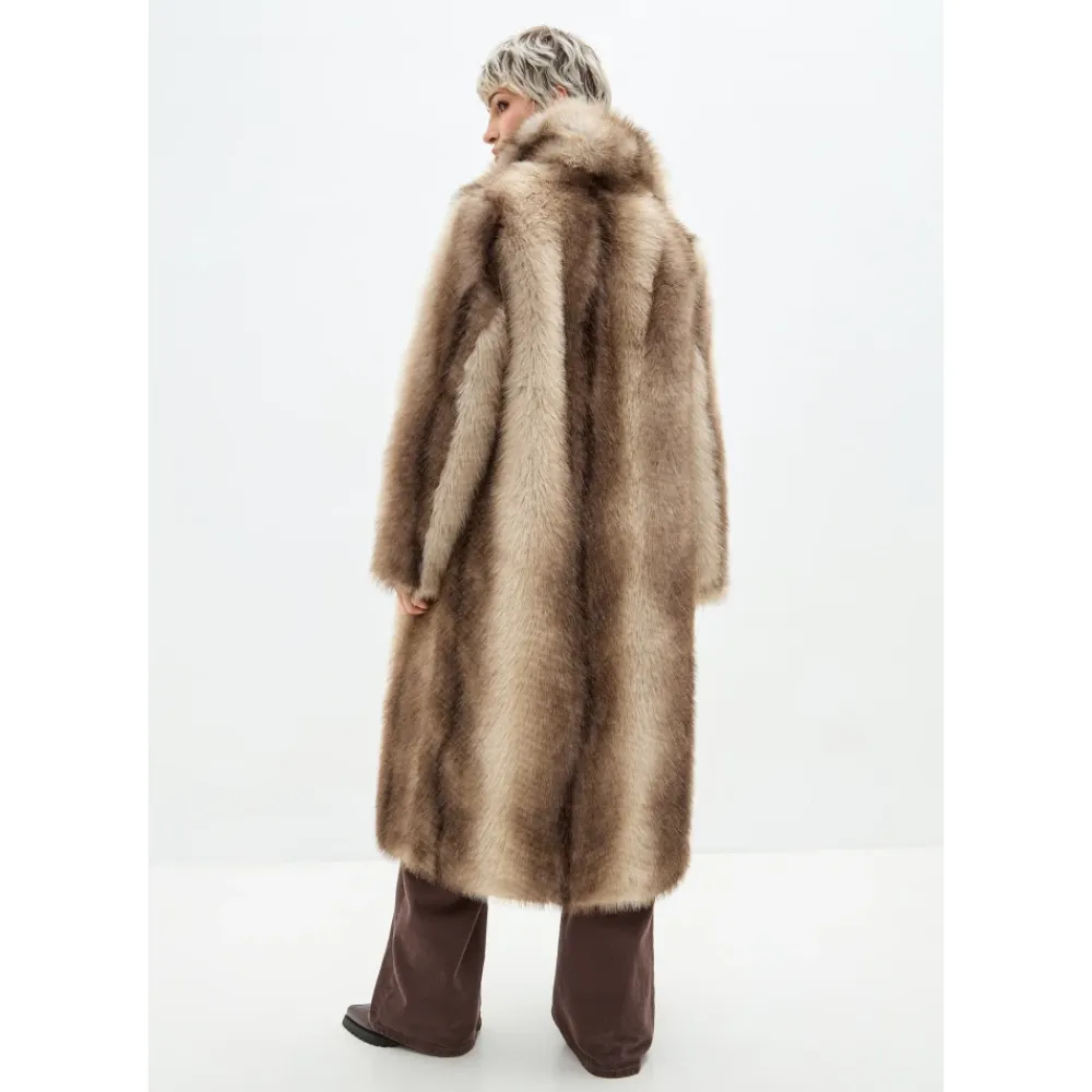 Jakker^Cesare Gaspari Faux Fur Coat Natalie Brun