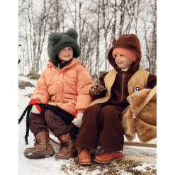 Huer & Kasketter^Mini Rodini Faux Fur Ear Hat Grå