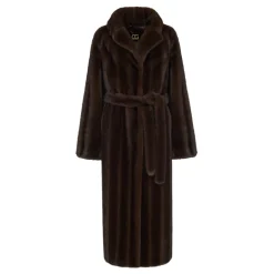 Jakker<Cesare Gaspari Faux Fur Shearling Jackets Brun