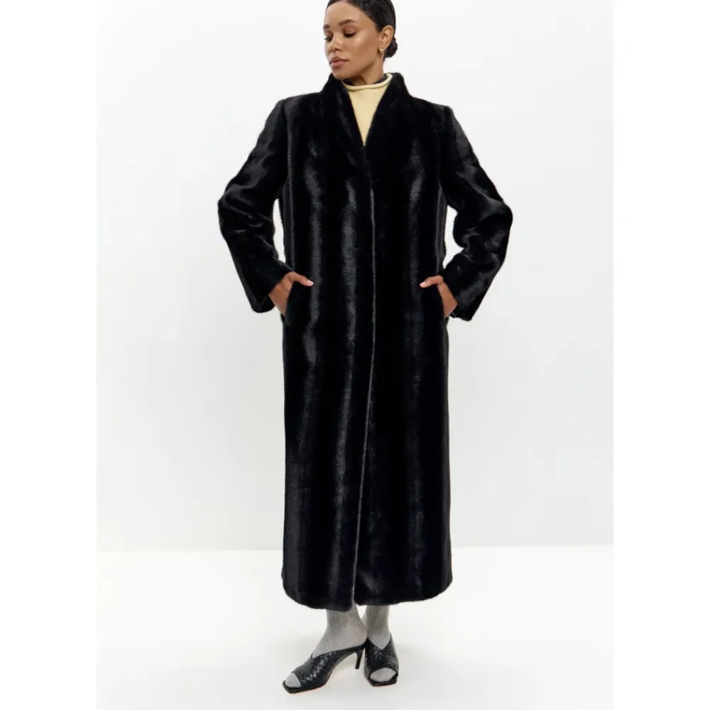 Jakker^Cesare Gaspari Faux Fur Shearling Jackets Sort