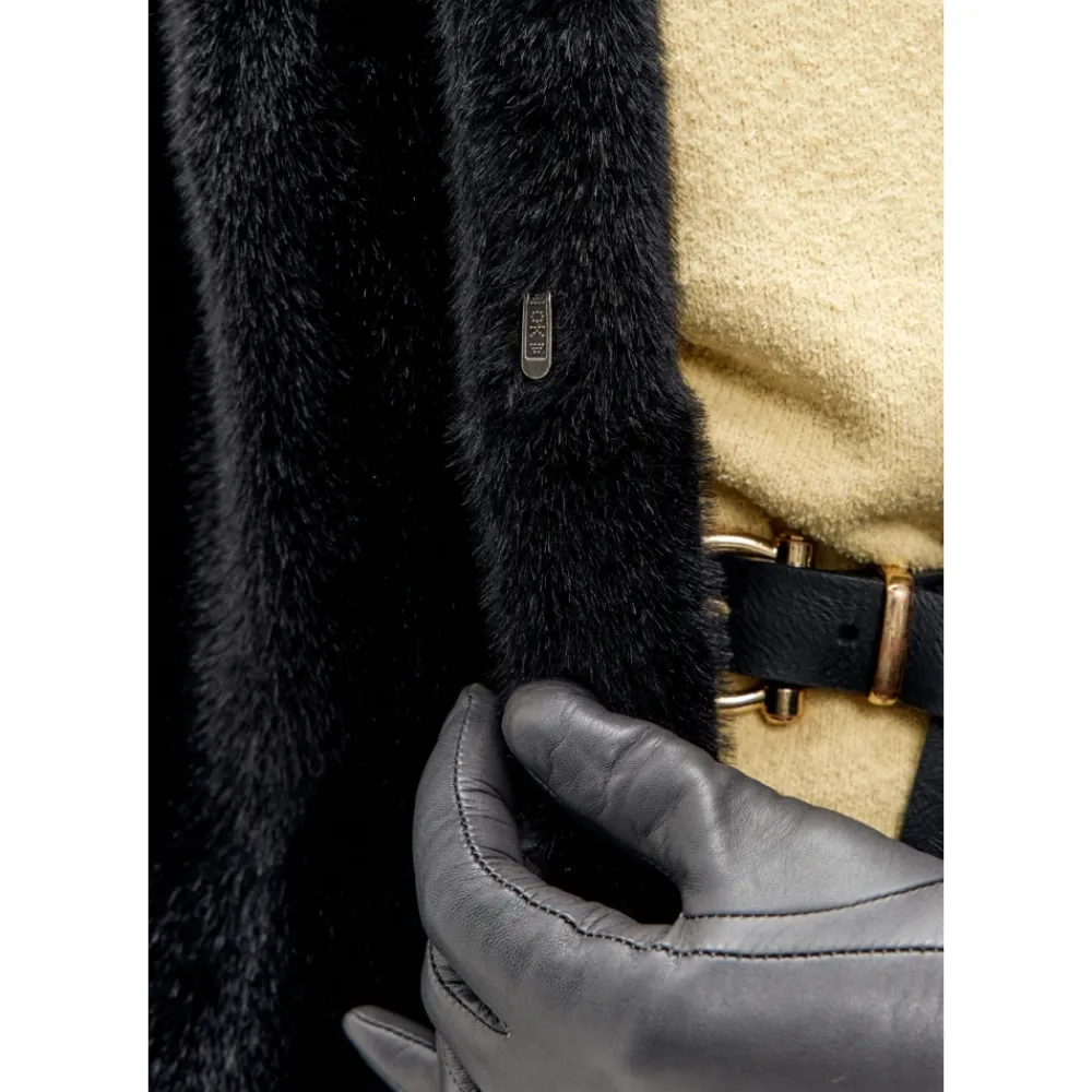 Jakker^Cesare Gaspari Faux Fur Shearling Jackets Sort